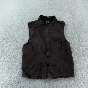 Wyoming Traders Vest FITS Small Brown Canvas Concealed Carry Holster‎ Zip CCW